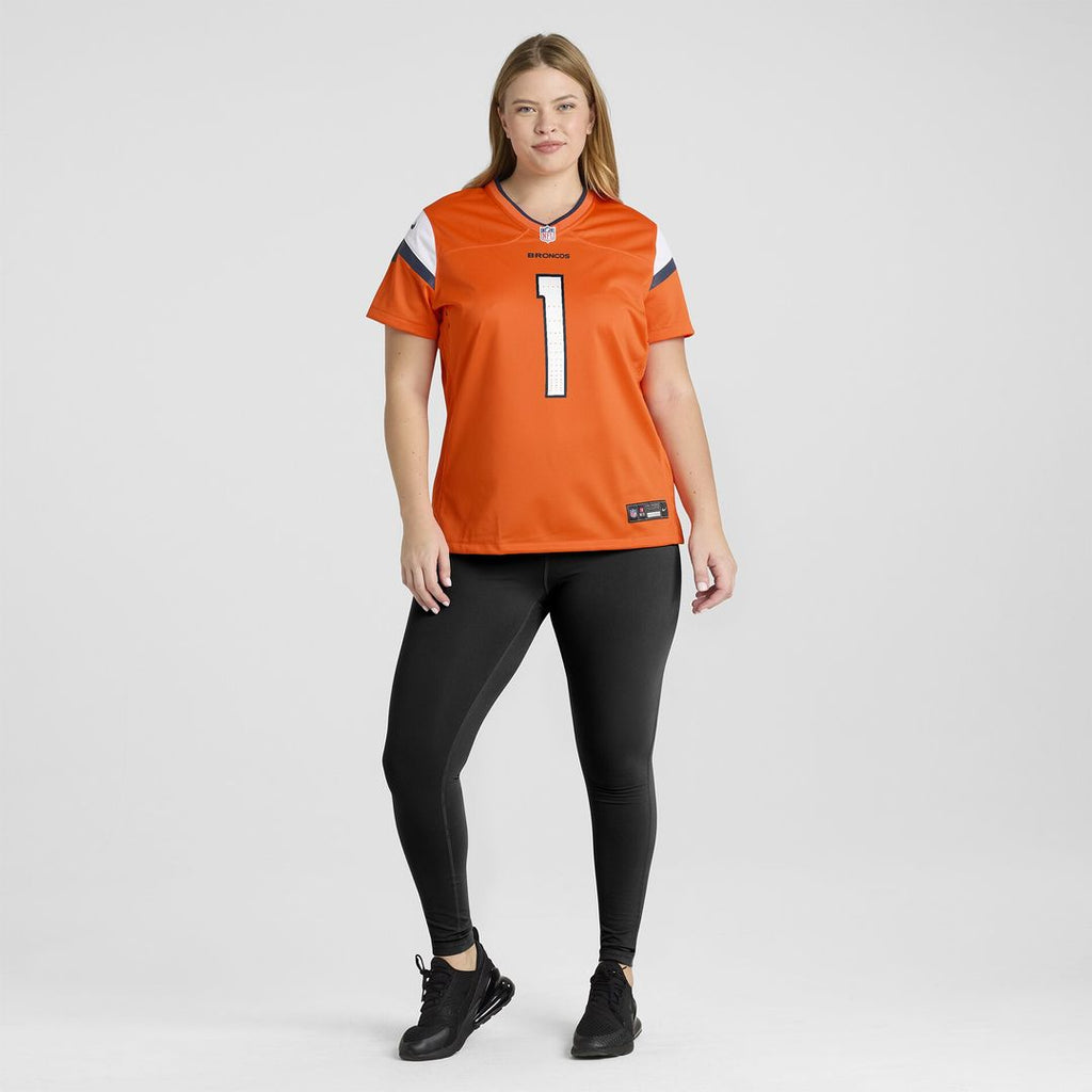 Evan Engram Denver Broncos Women's Team Game Jersey - Orange