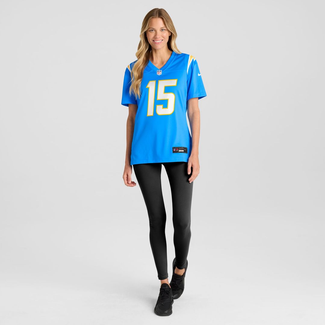Ladd McConkey Los Angeles Chargers Women's Game Jersey - Powder Blue
