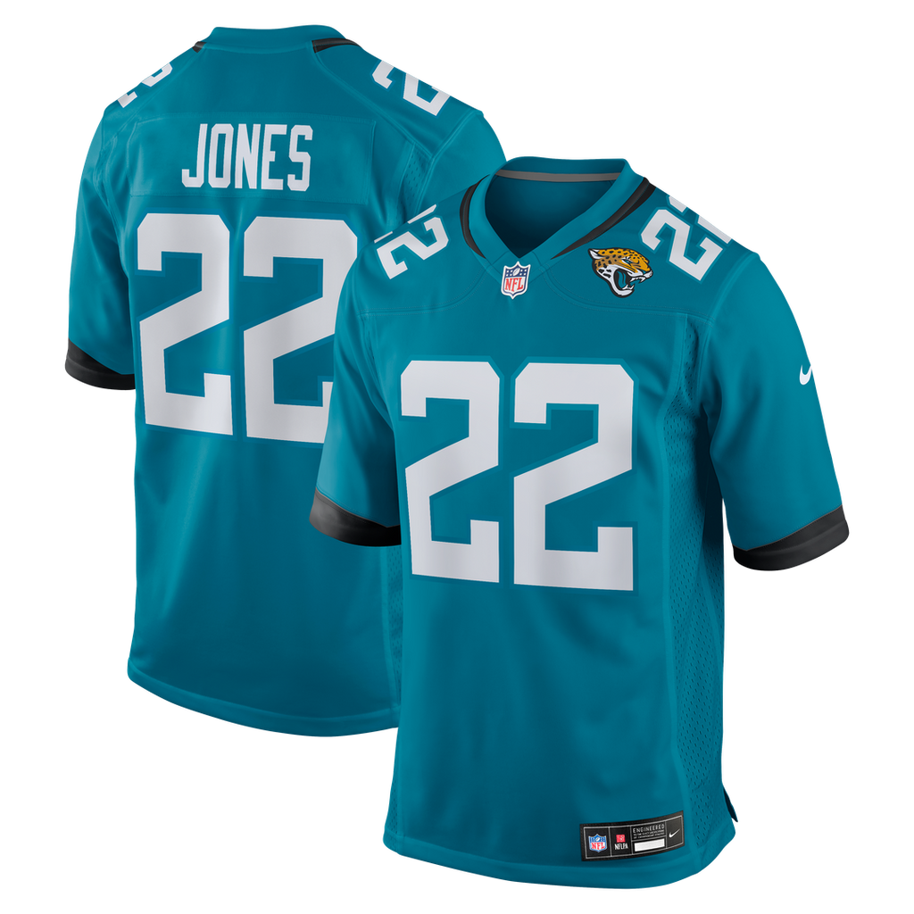 Jarrian Jones Jacksonville Jaguars Team Game Jersey - Teal