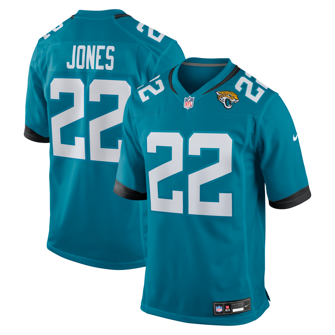 Jarrian Jones Jacksonville Jaguars Team Game Jersey - Teal