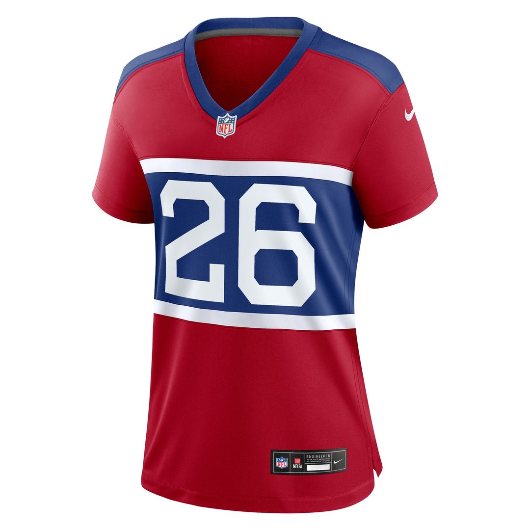 Devin Singletary New York Giants Women's Alternate Game Jersey - Century Red