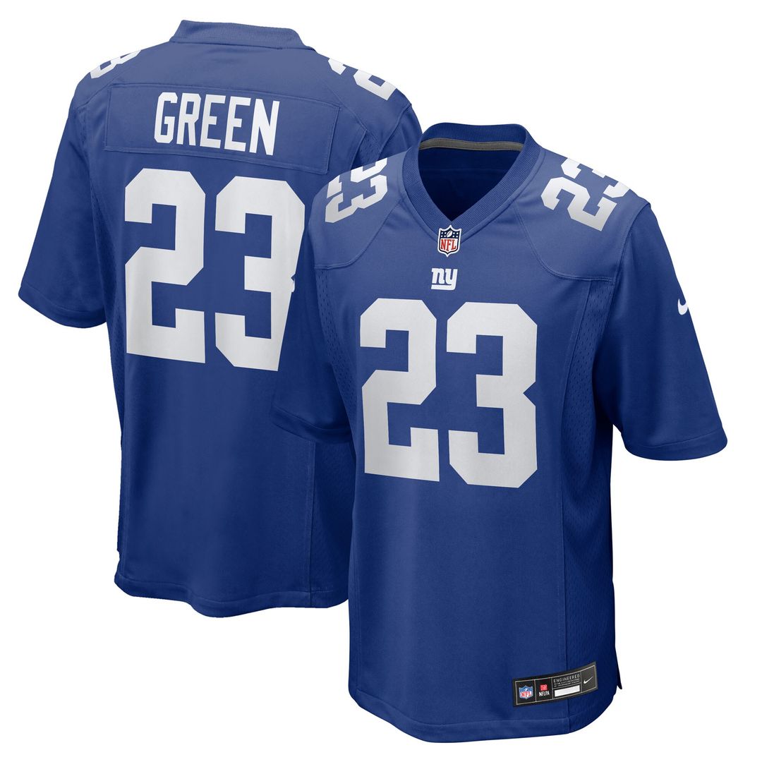 Art Green New York Giants Team Game Jersey - Royal