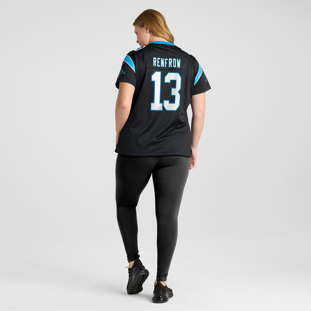 Hunter Renfrow Carolina Panthers Women's Team Game Jersey - Black