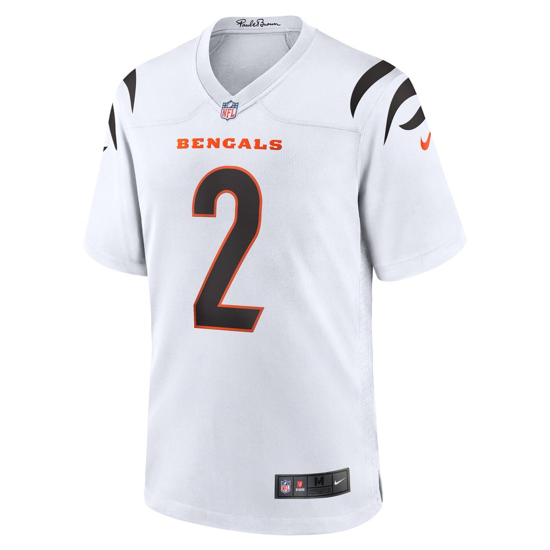 Evan McPherson Cincinnati Bengals Game Player Jersey - White
