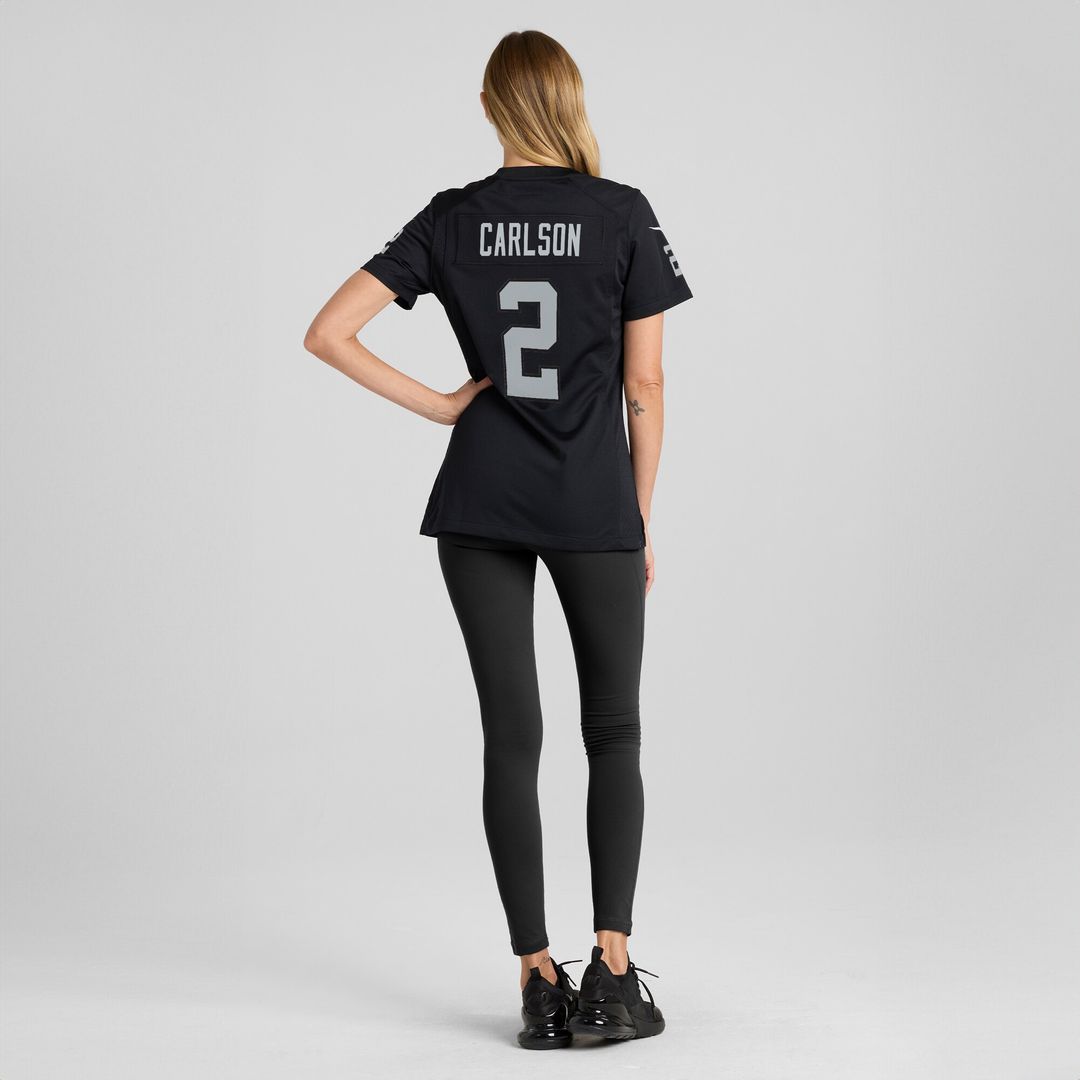 Daniel Carlson Las Vegas Raiders Women's Player Game Jersey - Black