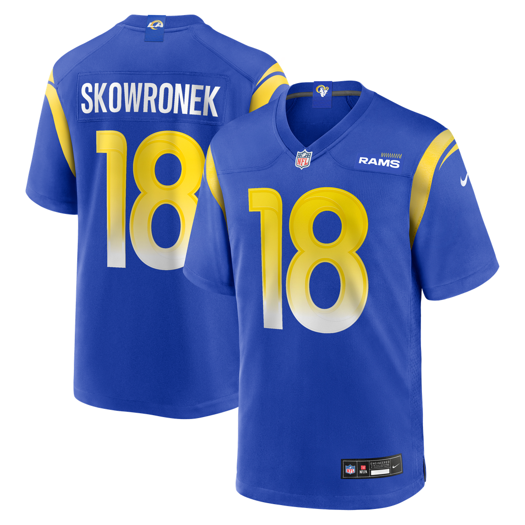 Ben Skowronek Los Angeles Rams Game Jersey - Royal
