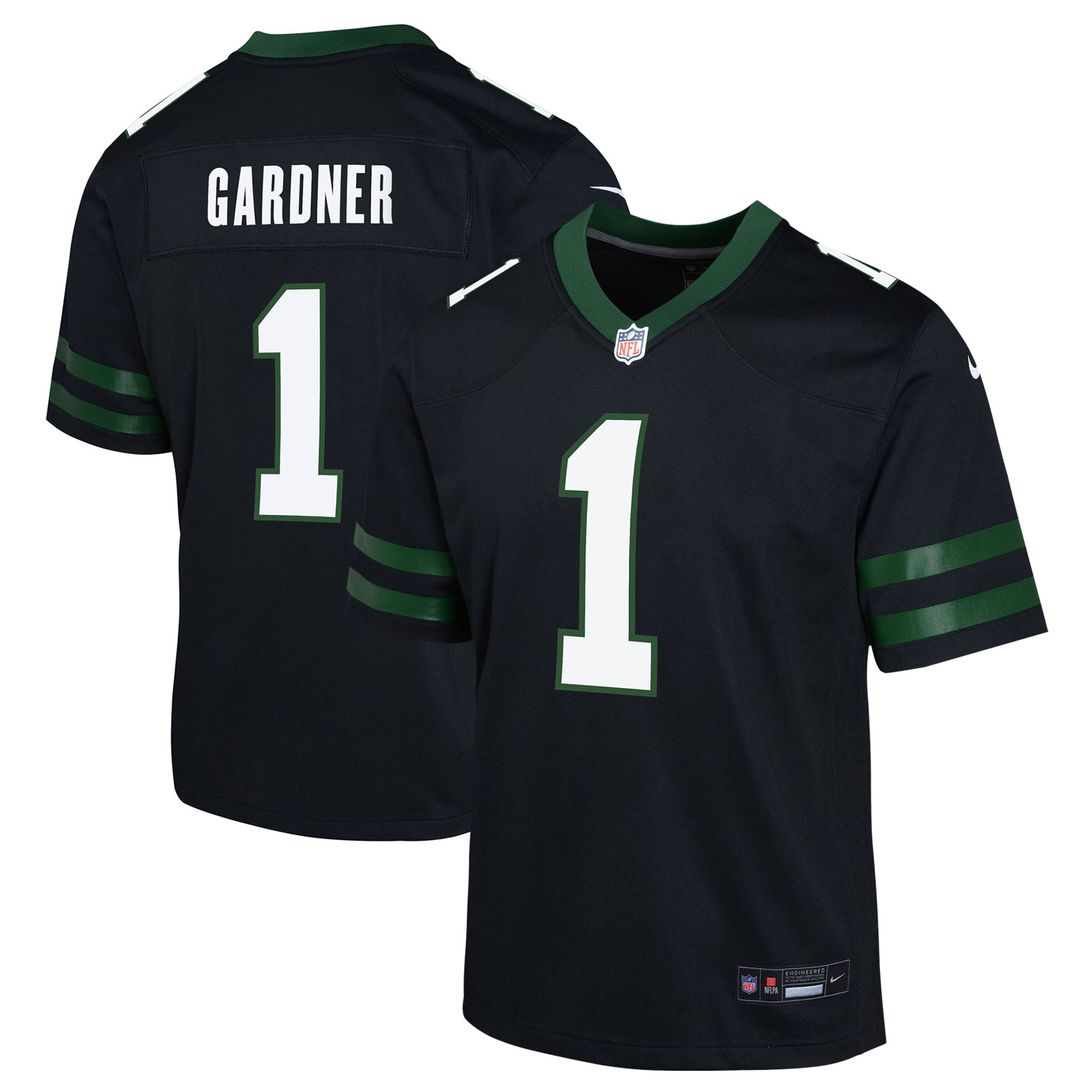 Ahmad Sauce Gardner New York Jets Youth Game Jersey - Black