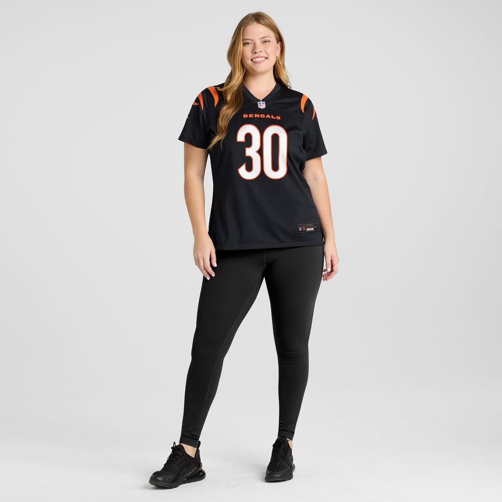 Chase Brown Cincinnati Bengals Women's Team Game Jersey - Black