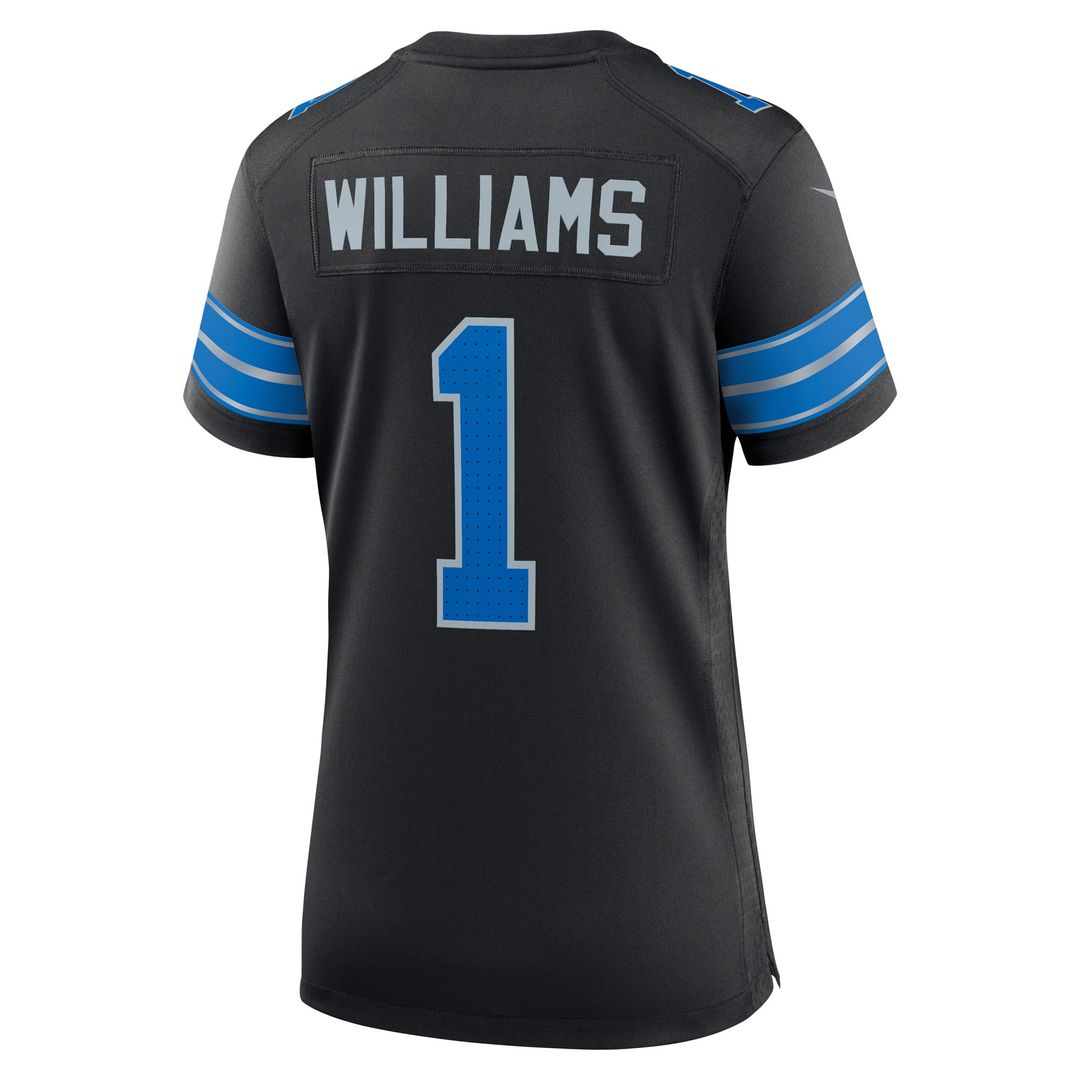 Jameson Williams Detroit Lions Women's 2nd Alternate Game Player Jersey - Black