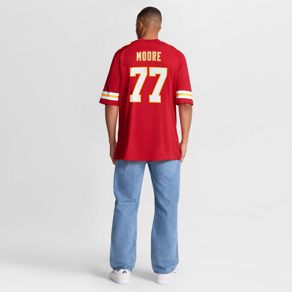 Jaylon Moore Kansas City Chiefs Team Game Jersey - Red