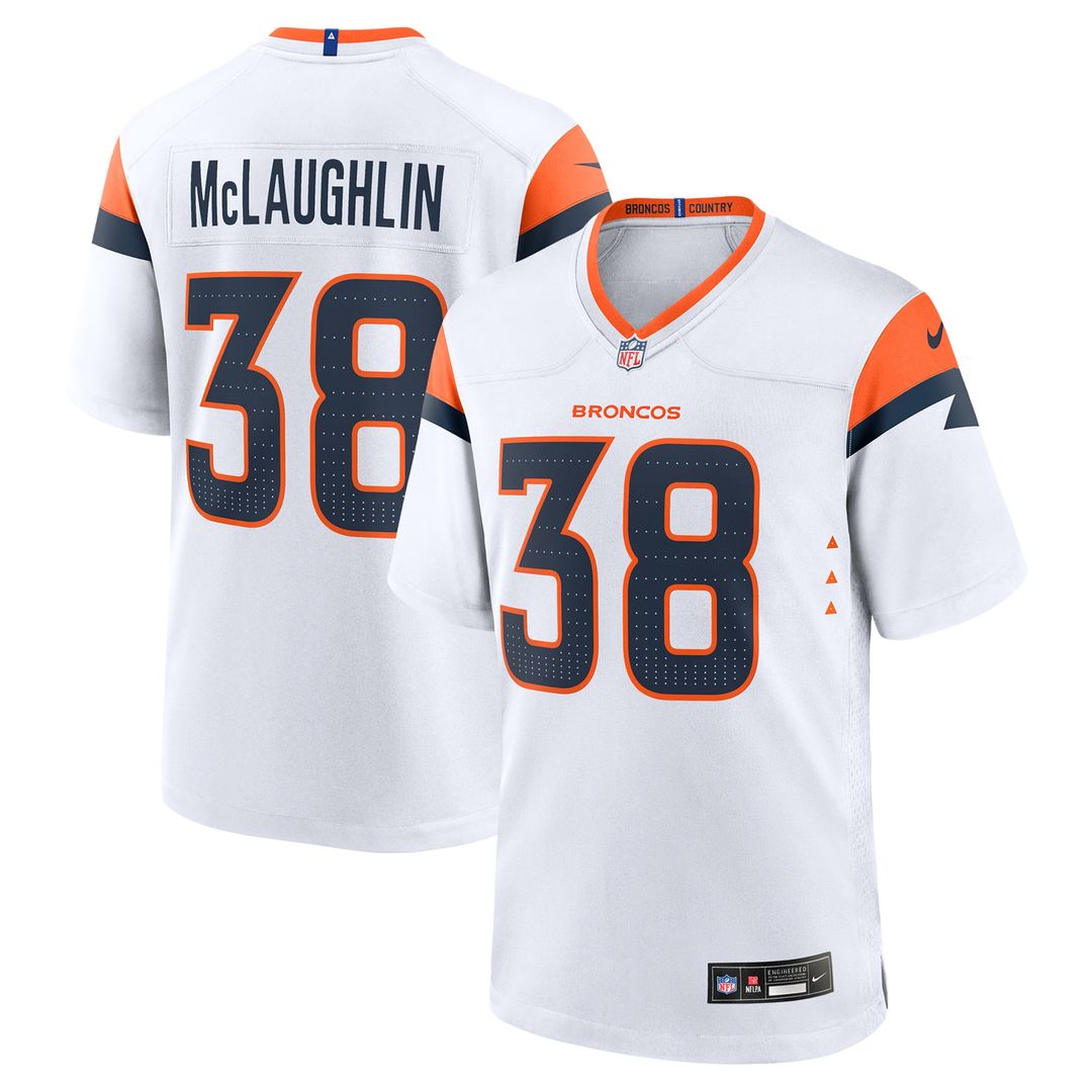 Jaleel McLaughlin Denver Broncos Team Game Jersey - Orange