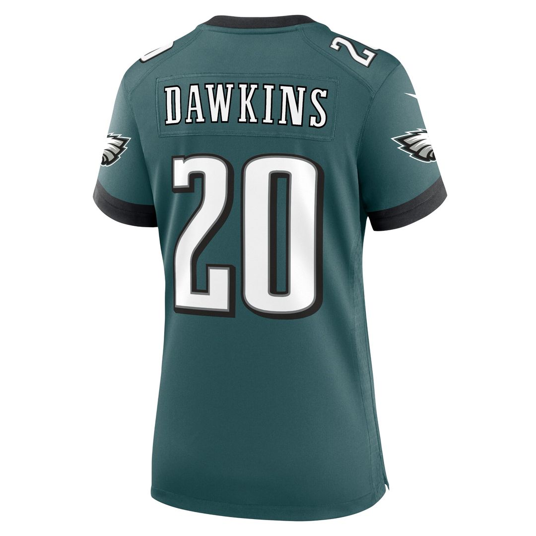 Brian Dawkins Philadelphia Eagles Women's Retired Player Game Jersey - Midnight Green