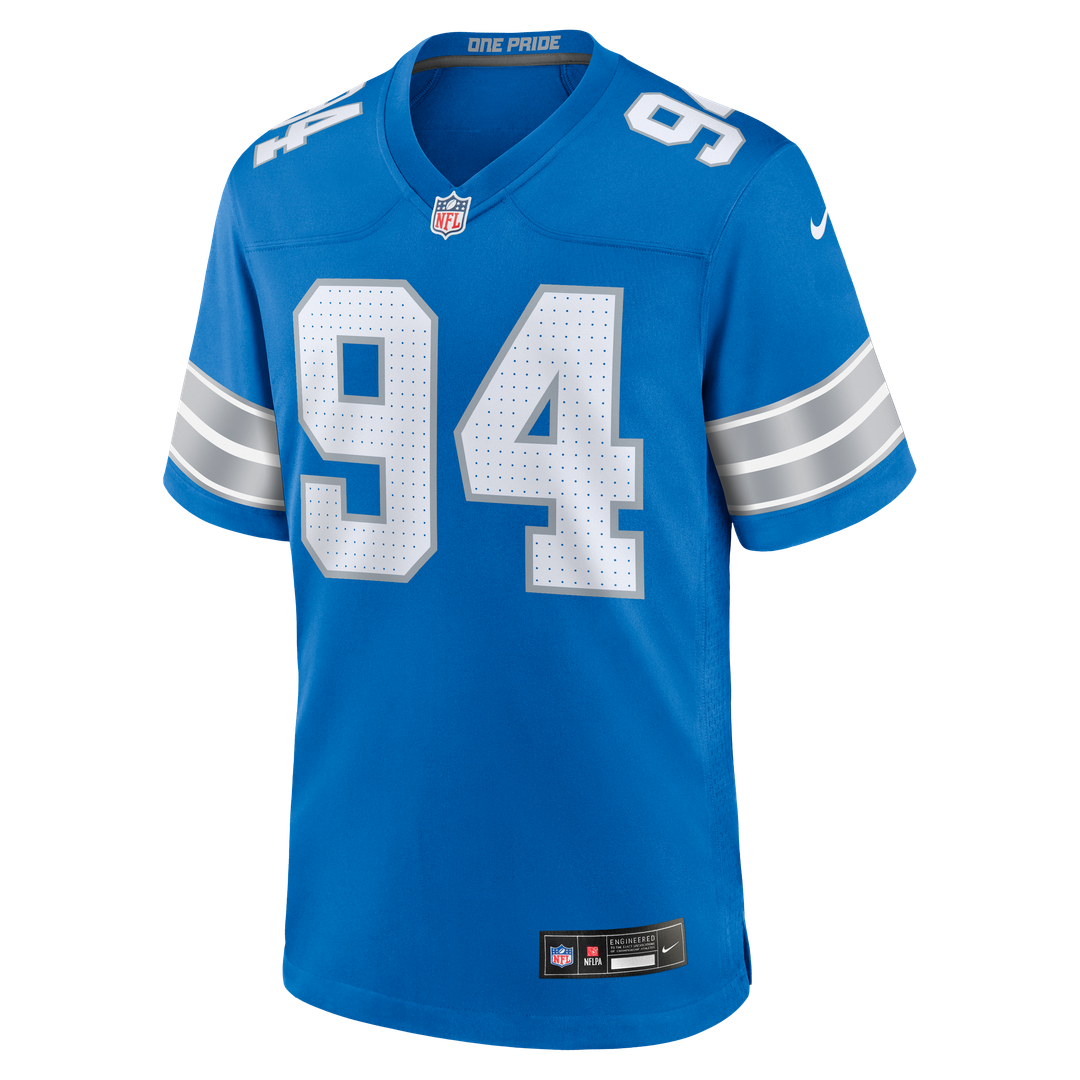 Mekhi Wingo Detroit Lions Team Game Jersey - Blue