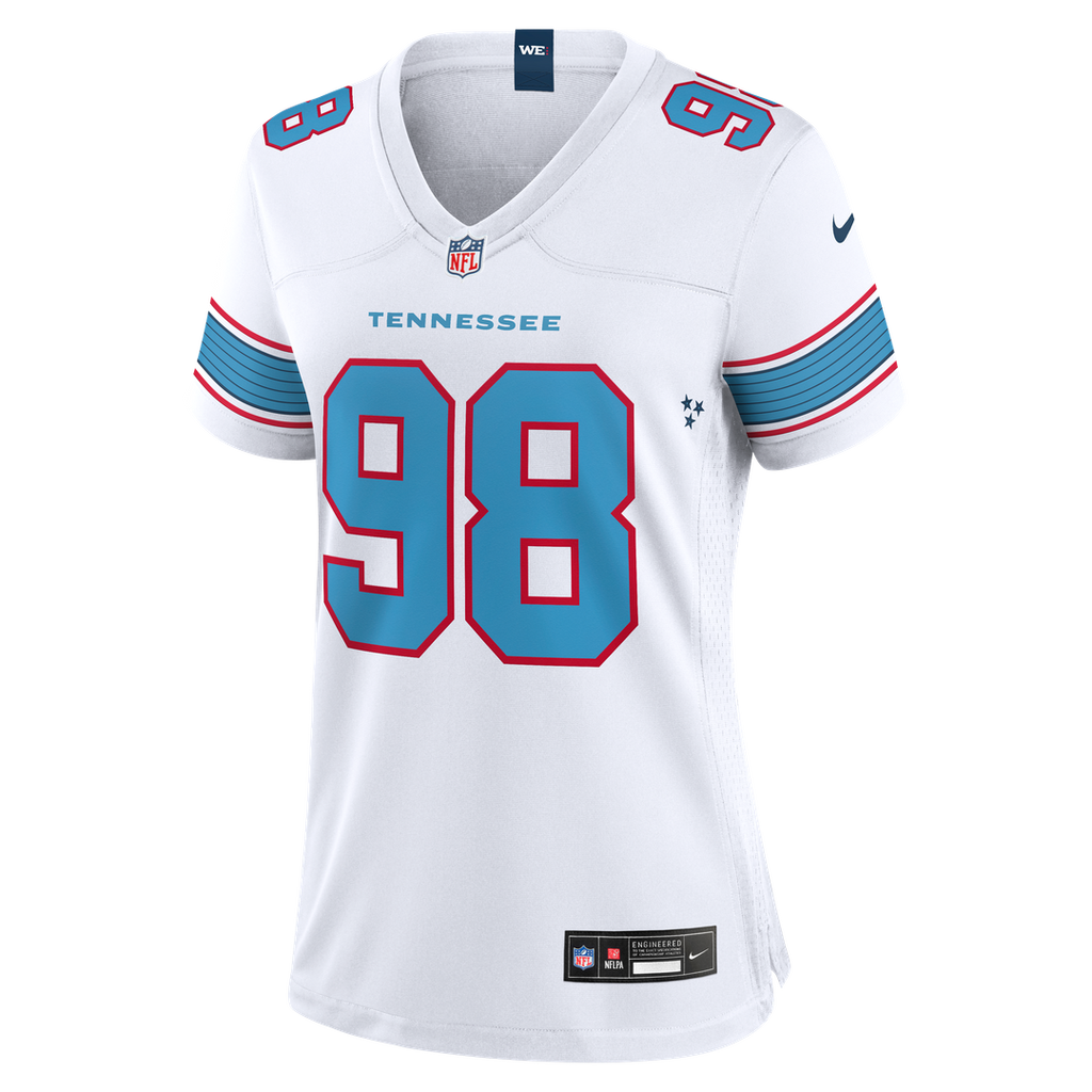 Jeffery Simmons Tennessee Titans Women's Game Jersey - White