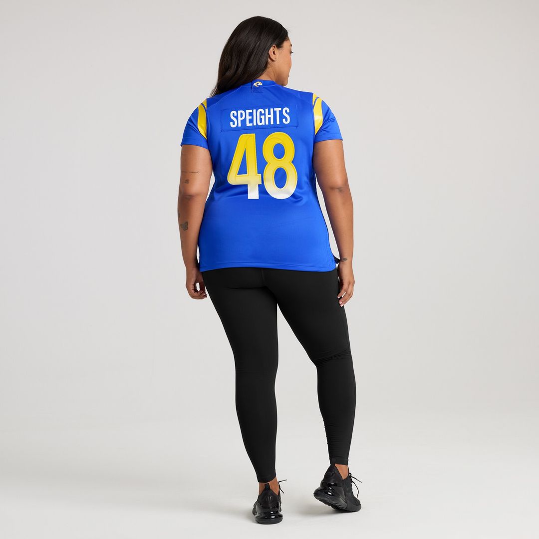 Omar Speights Los Angeles Rams Women's Game Jersey - Royal