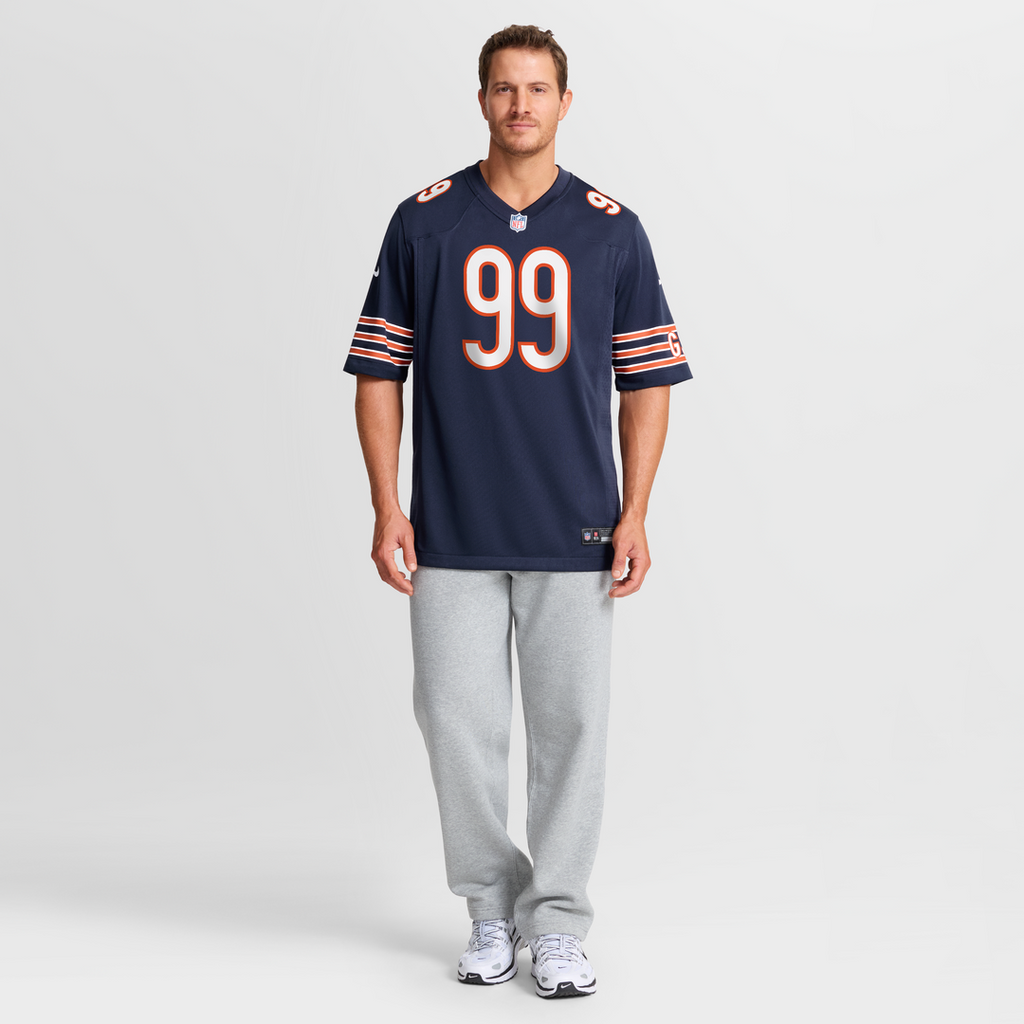 Gervon Dexter Sr Chicago Bears Team Game Jersey - Navy