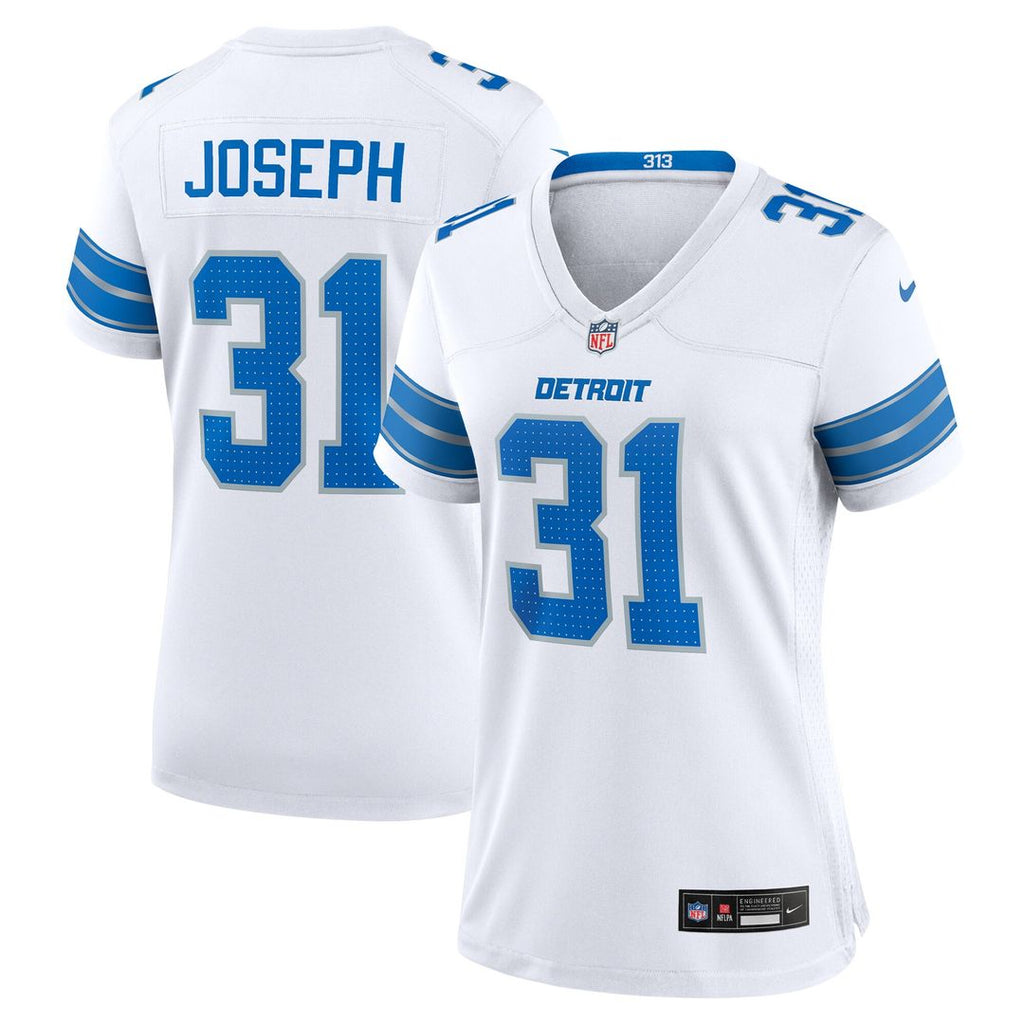 Kerby Joseph Detroit Lions Women's Game Jersey - White