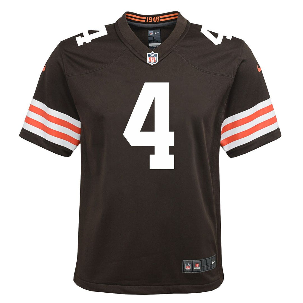 Deshaun Watson Cleveland Browns Youth Game Jersey - Brown