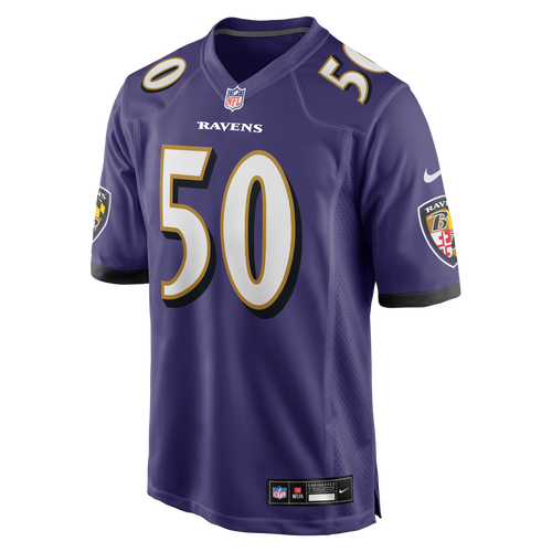 Adisa Isaac Baltimore Ravens Team Game Jersey - Purple