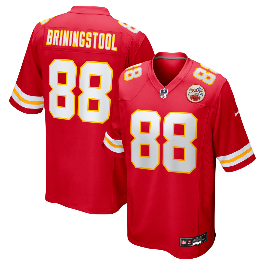 Jake Briningstool Kansas City Chiefs Team Game Jersey - Red