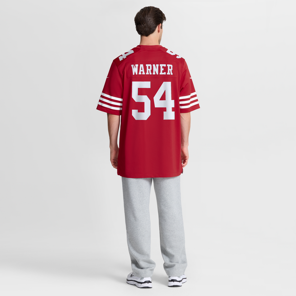 Fred Warner San Francisco 49ers Team Game Player Jersey - White