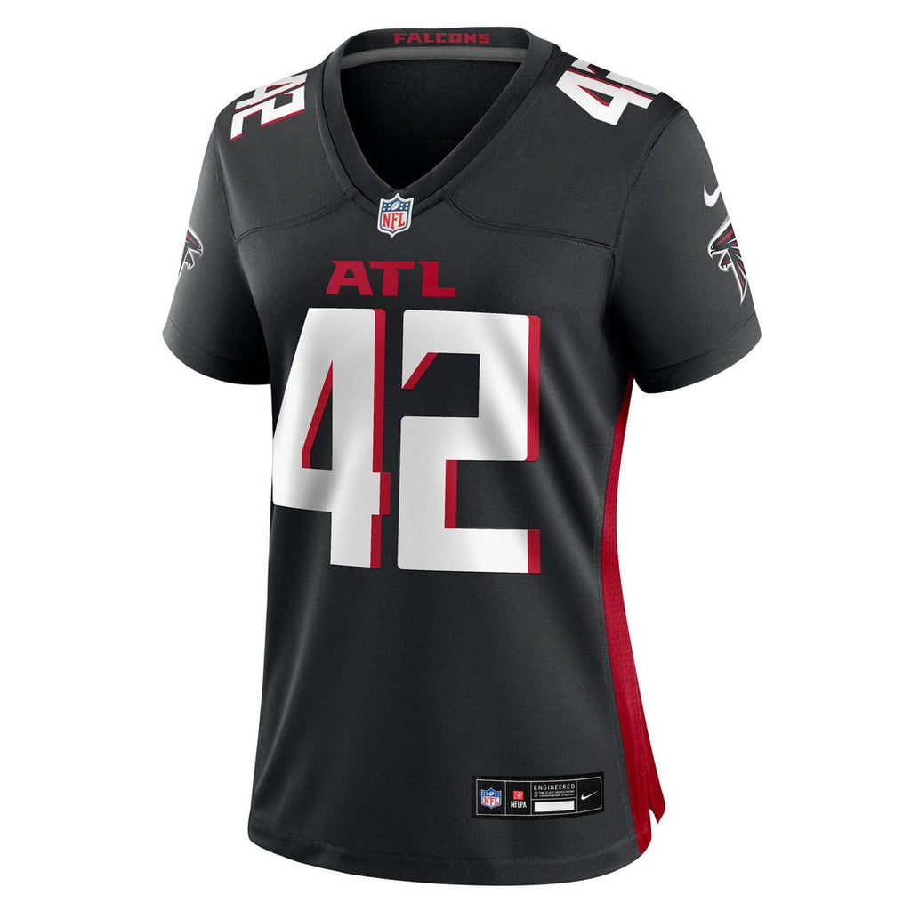 Josh Woods Atlanta Falcons Women's Team Game Jersey - Black
