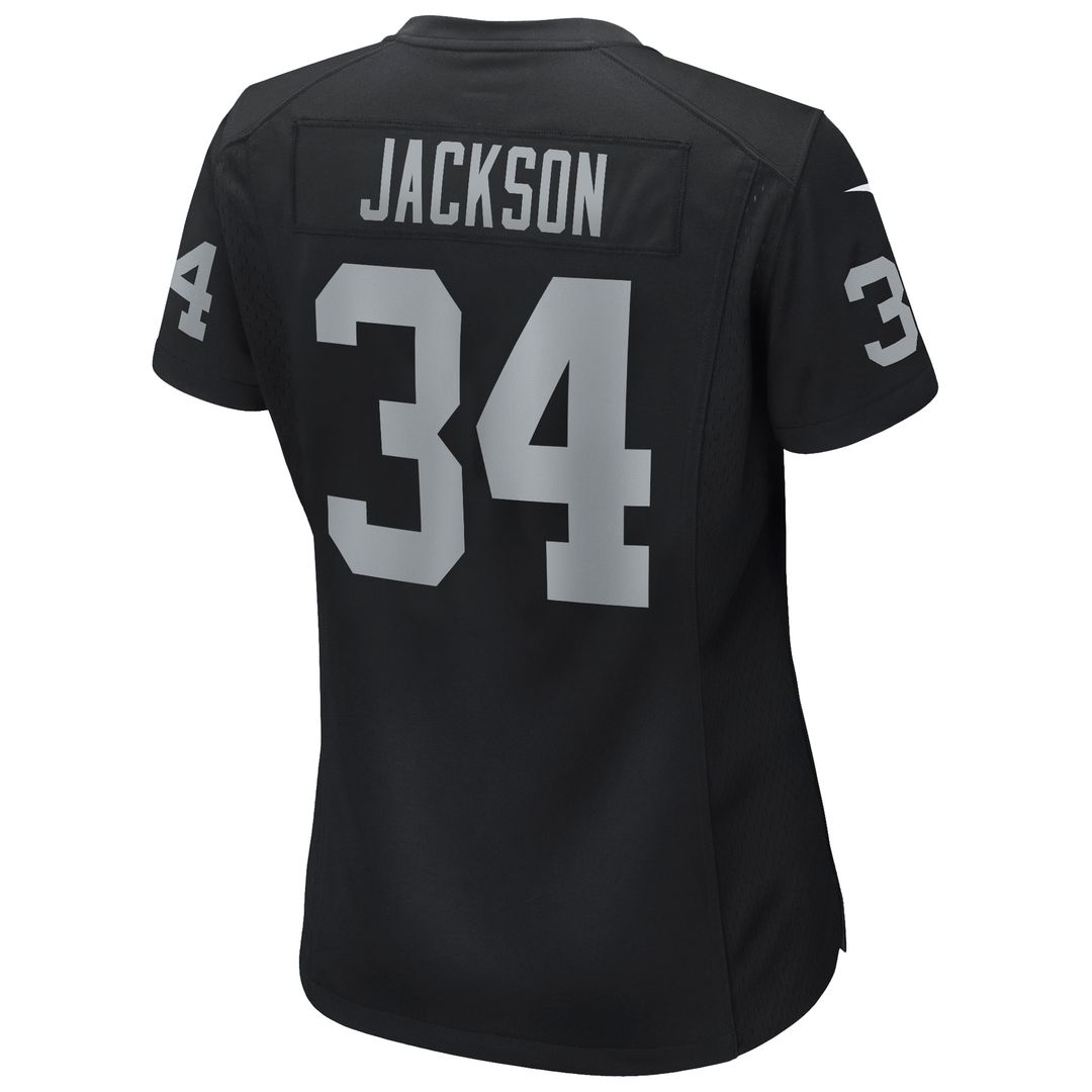 Bo Jackson Las Vegas Raiders Women's Game Retired Player Jersey - Black
