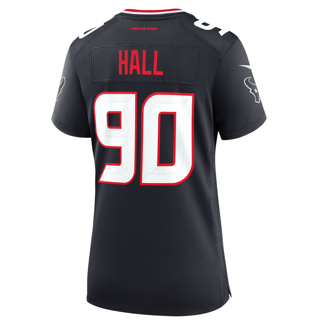 Logan Hall Houston Texans Women's Team Game Jersey - Navy