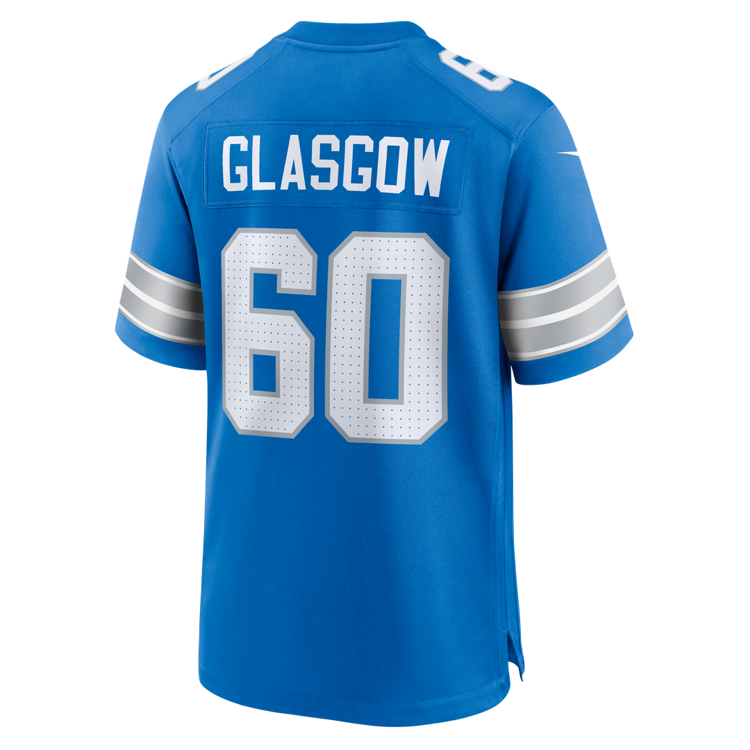 Graham Glasgow Detroit Lions Team Game Jersey - Blue