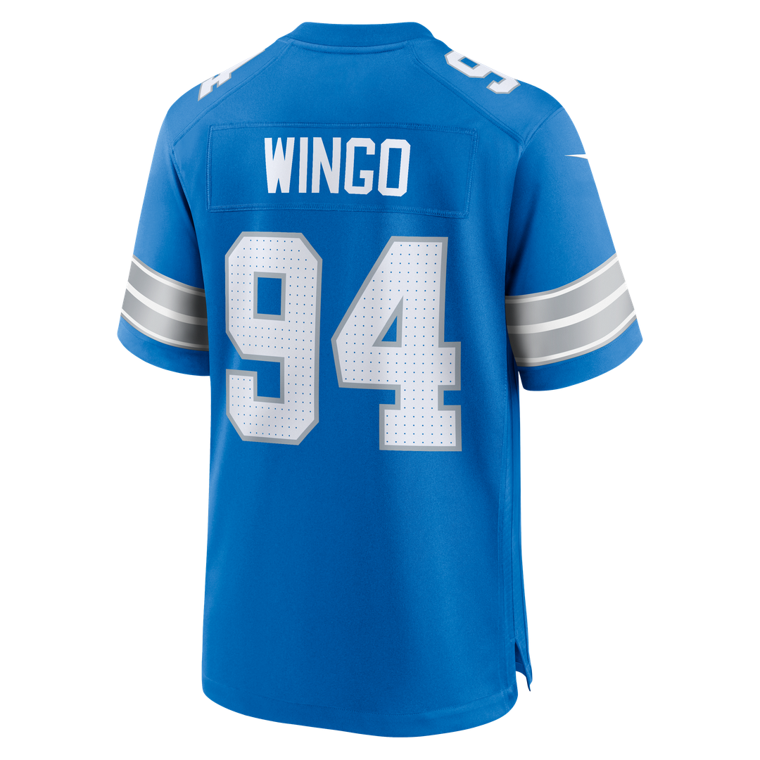 Mekhi Wingo Detroit Lions Team Game Jersey - Blue