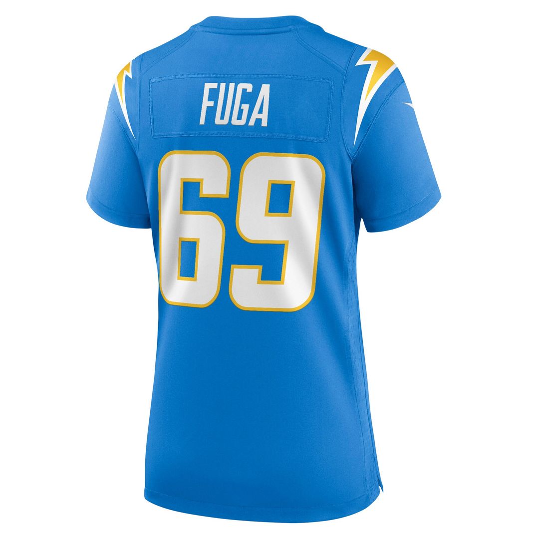 Josh Fuga Los Angeles Chargers Women's Team Game Jersey - Powder Blue