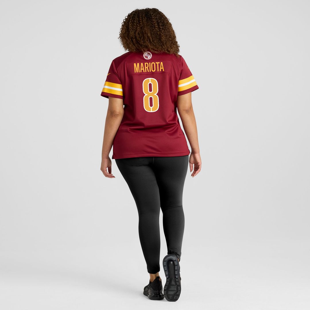 Marcus Mariota Washington Commanders Women's Team Game Jersey - Burgundy