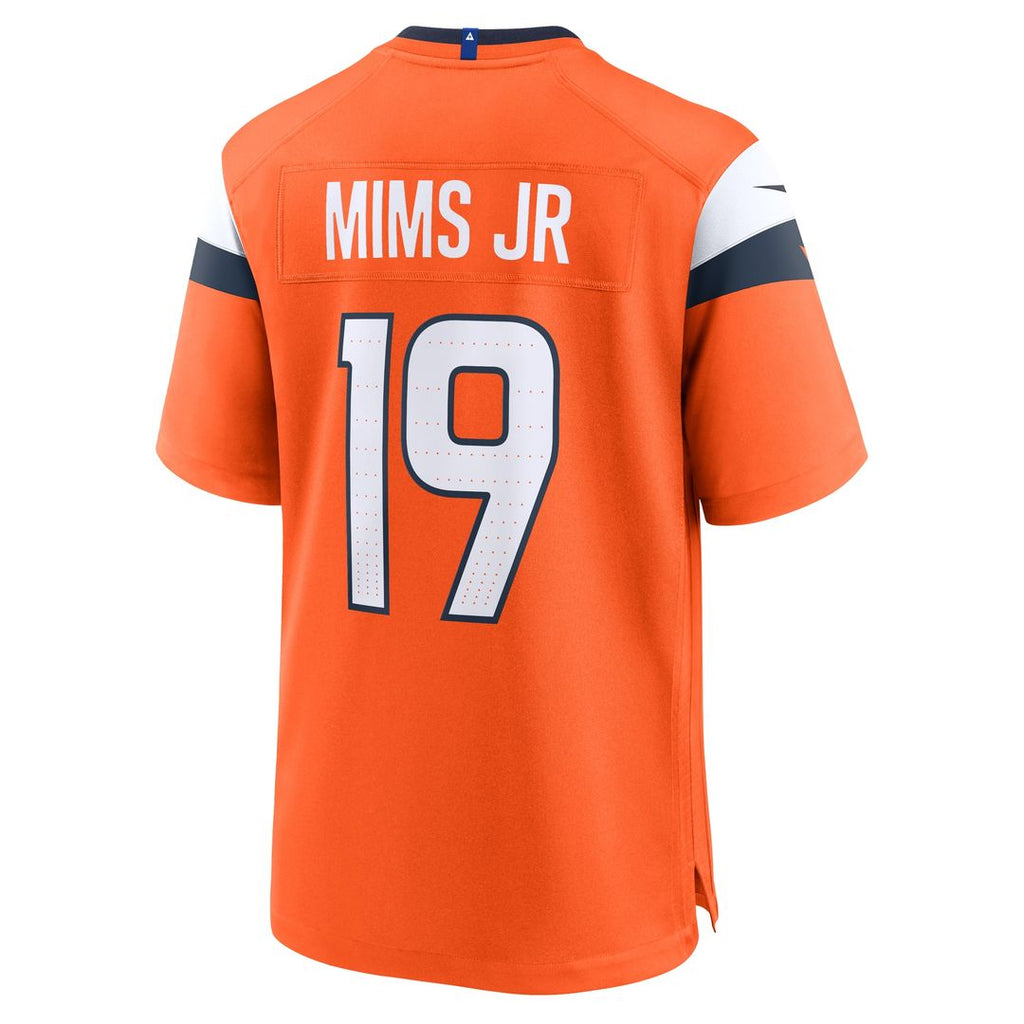 Marvin Mims Jr Denver Broncos Team Game Jersey - Orange