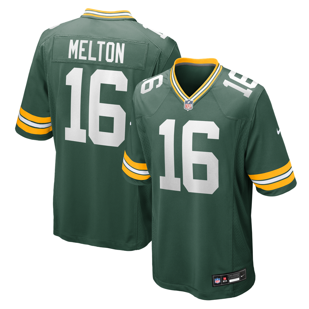 Bo Melton Green Bay Packers Team Game Jersey - Green