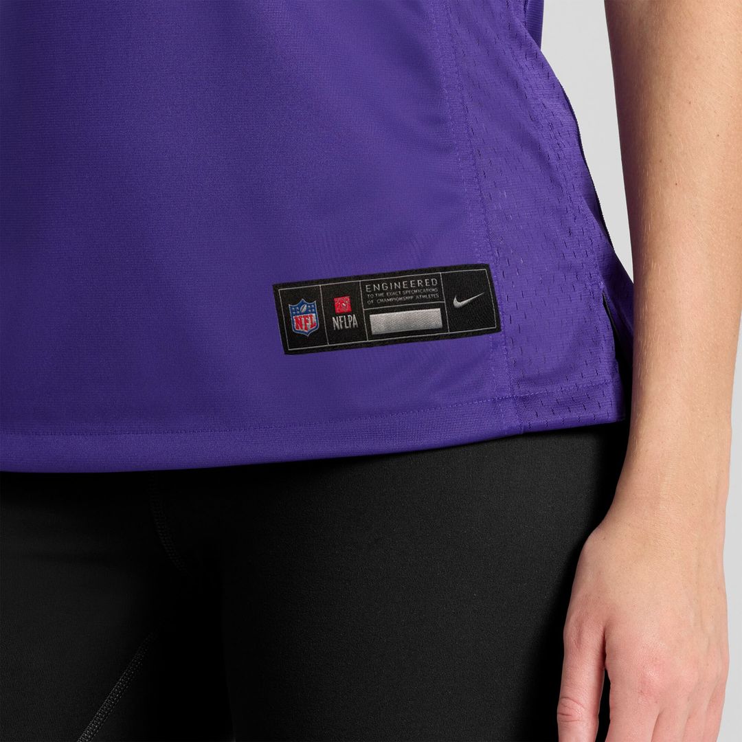 Donovan Jackson Minnesota Vikings Women's Team Game Jersey - Purple