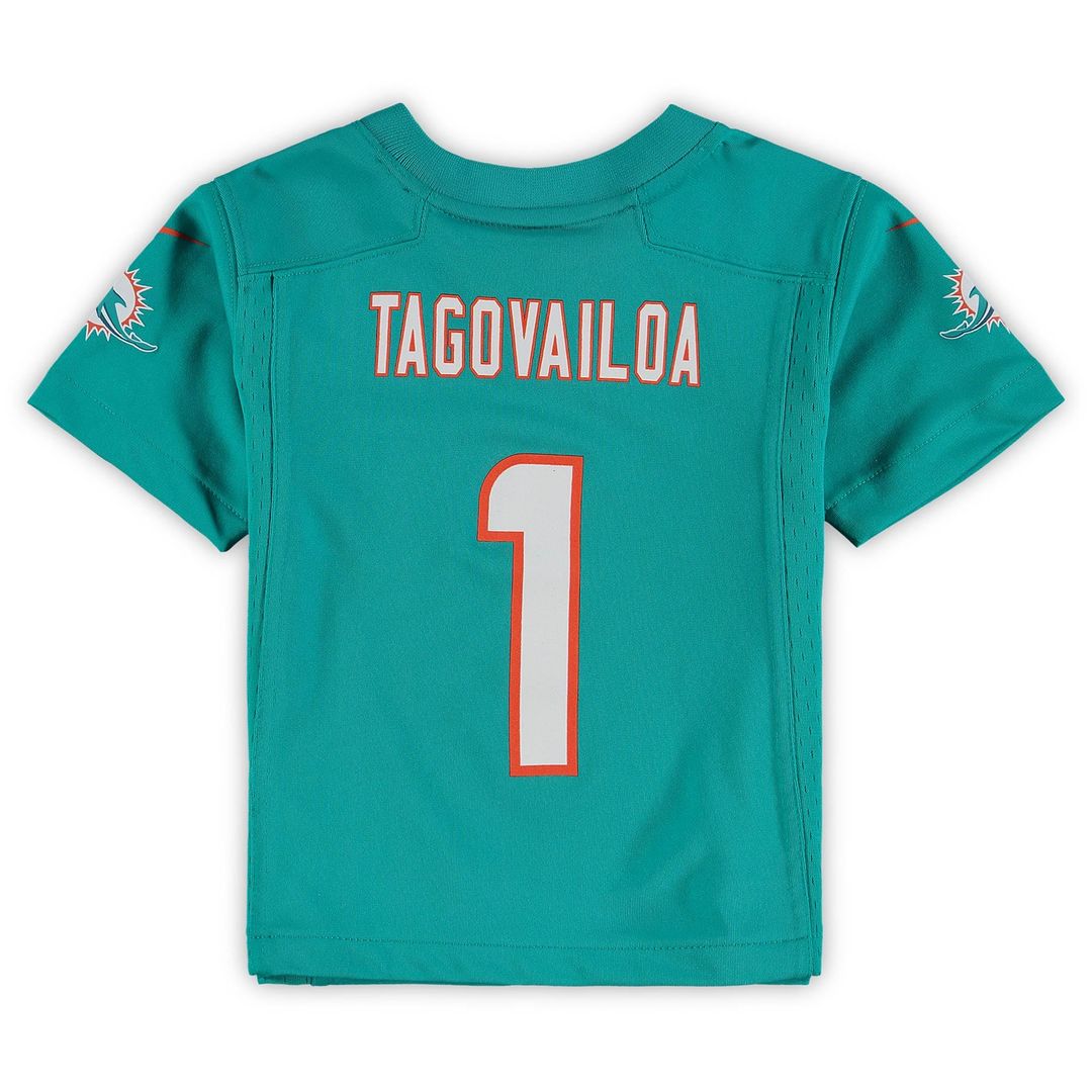Tua Tagovailoa Miami Dolphins Toddler Game Jersey - Aqua