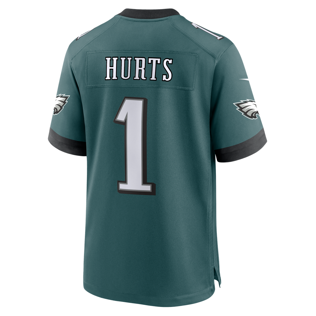 Jalen Hurts Philadelphia Eagles Team Game Jersey - Midnight Green