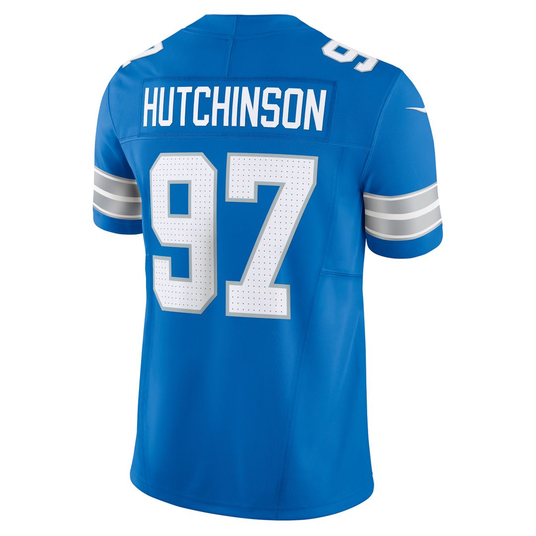 Aidan Hutchinson Detroit Lions Team Vapor F.U.S.E. Limited Jersey - Blue
