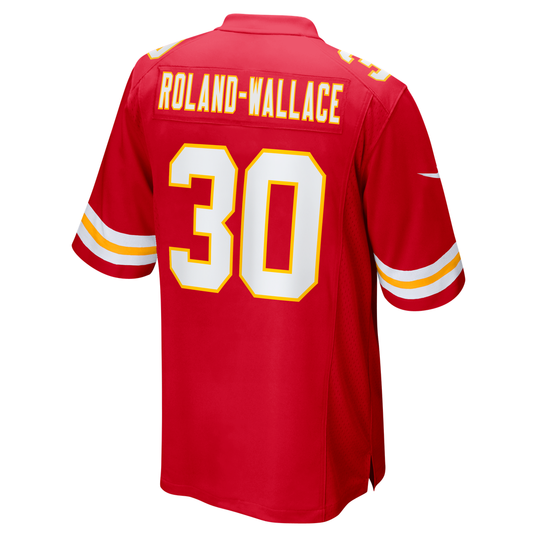 Chris Roland-Wallace Kansas City Chiefs Game Jersey - Red
