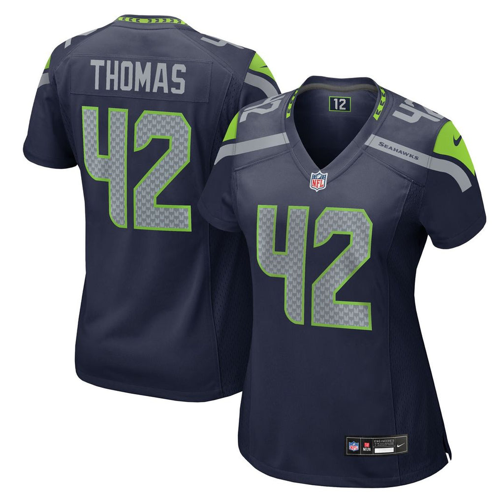 Drake Thomas Seattle Seahawks Women's Team Game Jersey - College Navy