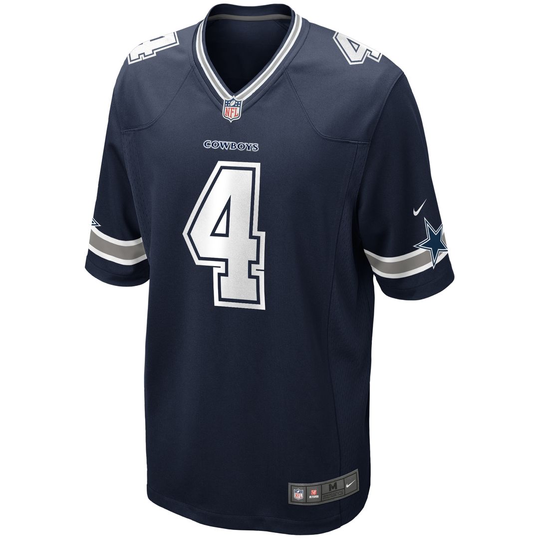 Dak Prescott Dallas Cowboys Youth Game Jersey - Navy