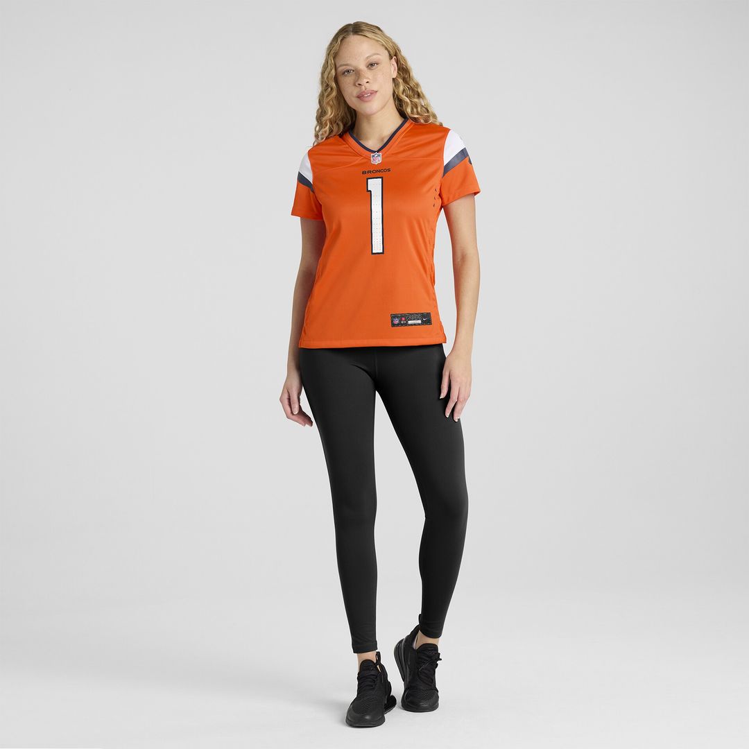 Evan Engram Denver Broncos Women's Team Game Jersey - Orange