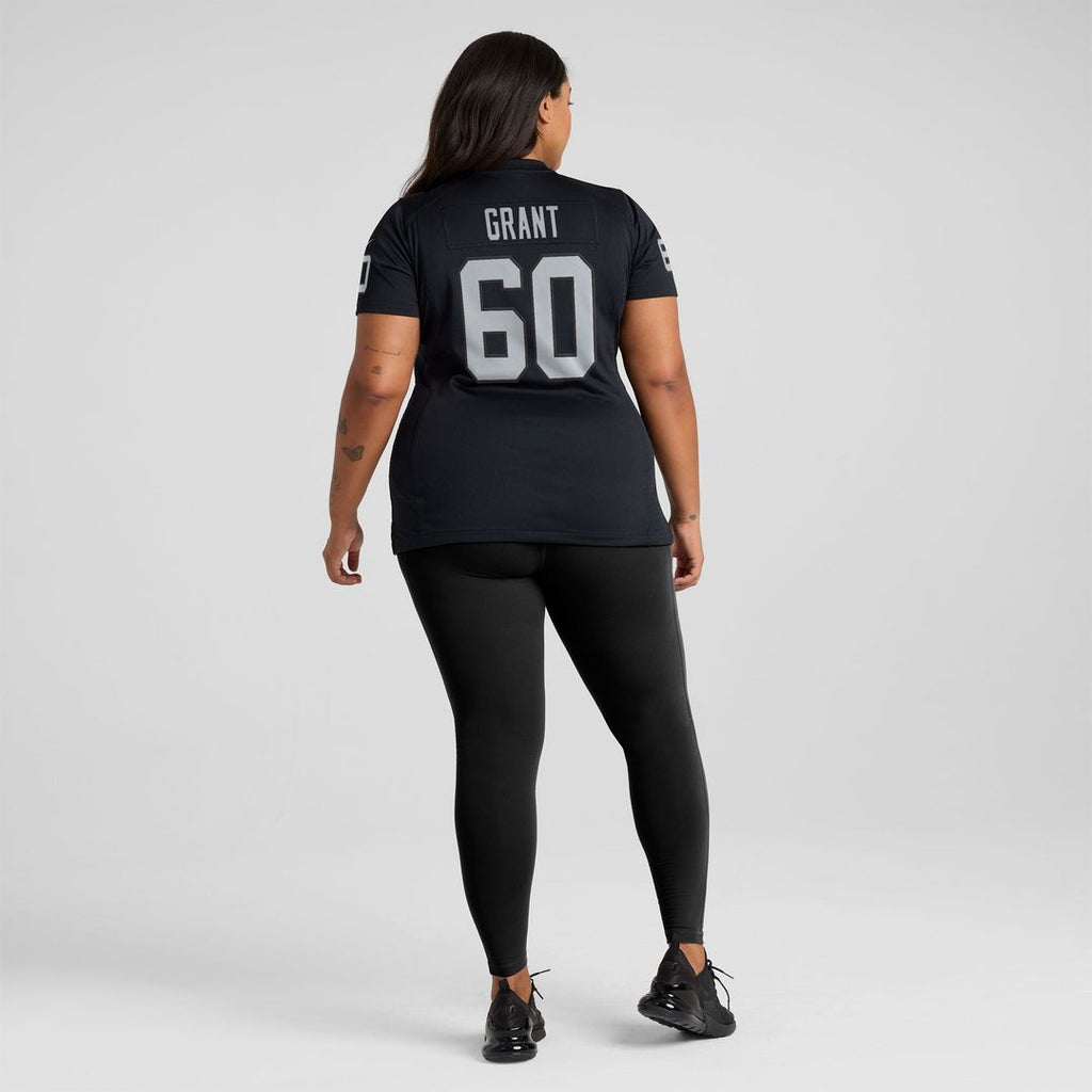 Charles Grant Las Vegas Raiders Women's Team Game Jersey - Black