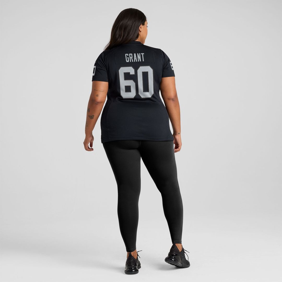 Charles Grant Las Vegas Raiders Women's Team Game Jersey - Black