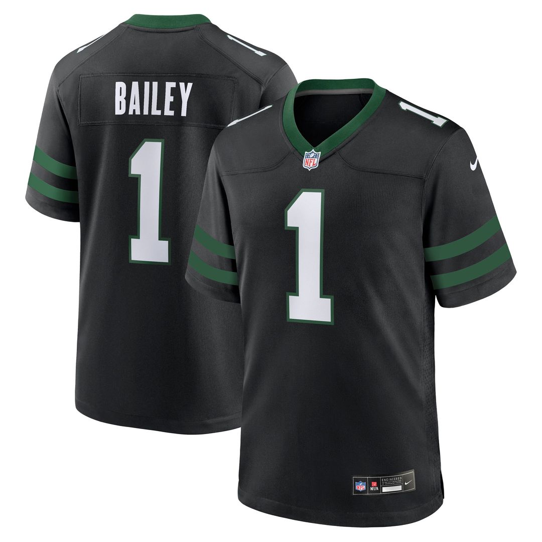 David Bailey New York Jets 2026 Draft First Round Pick No. 2 Team Game Jersey - Legacy Green