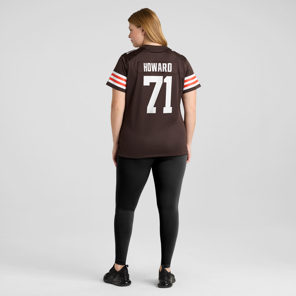 Tytus Howard Cleveland Browns Women's Team Game Jersey - Brown