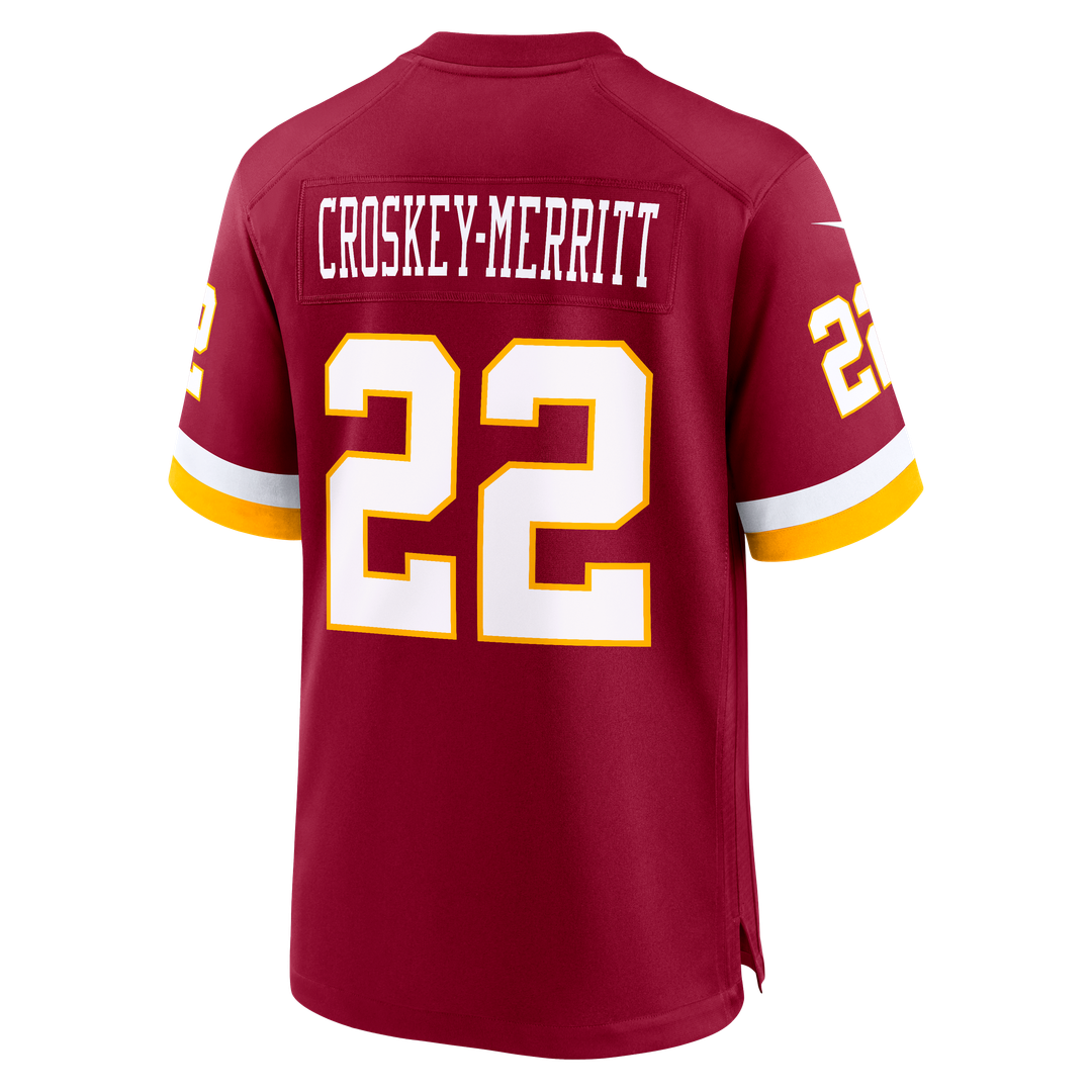 Jacory Croskey-Merritt Washington Commanders Game Jersey - Burgundy