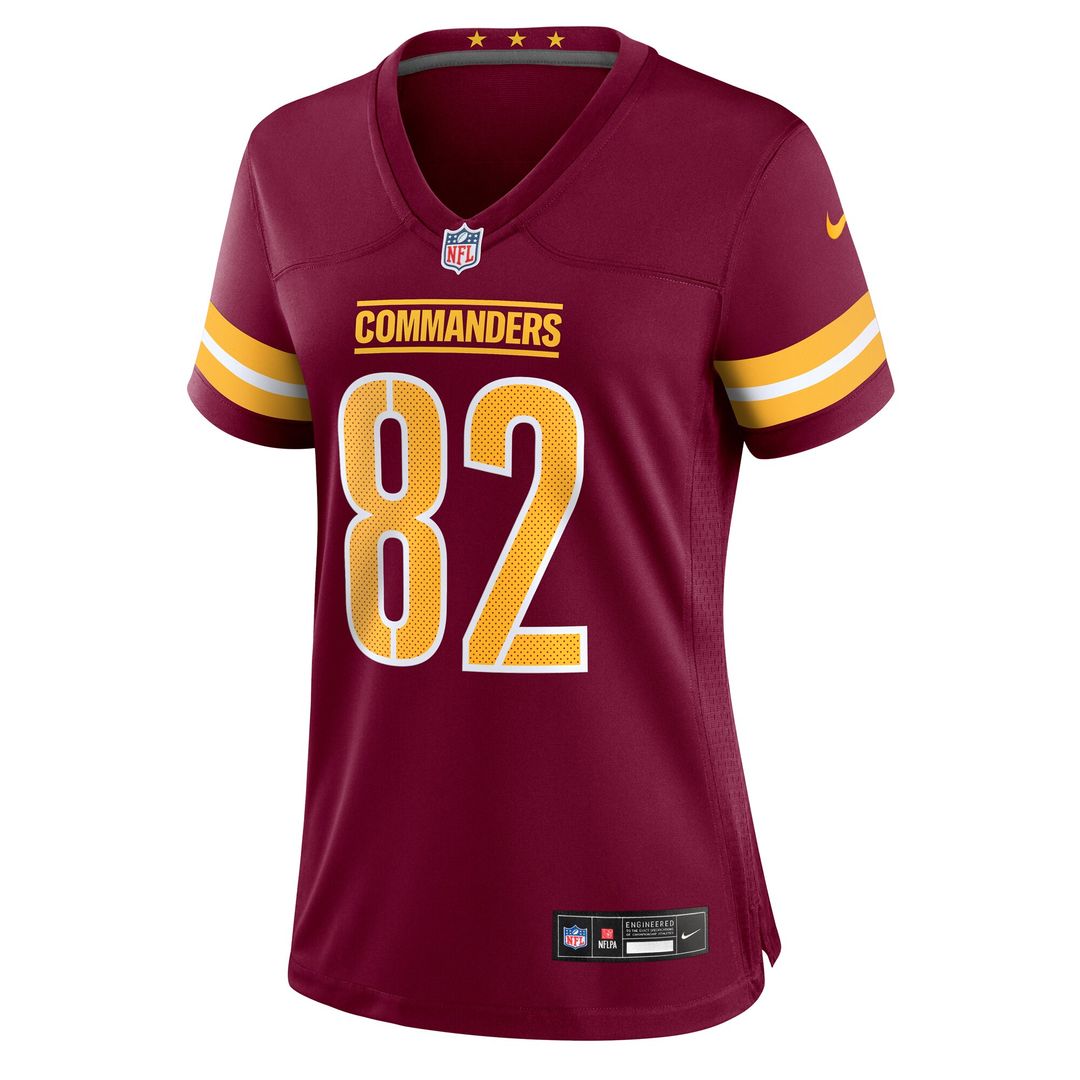 Ben Sinnott Washington Commanders Women's Team Game Jersey - Burgundy