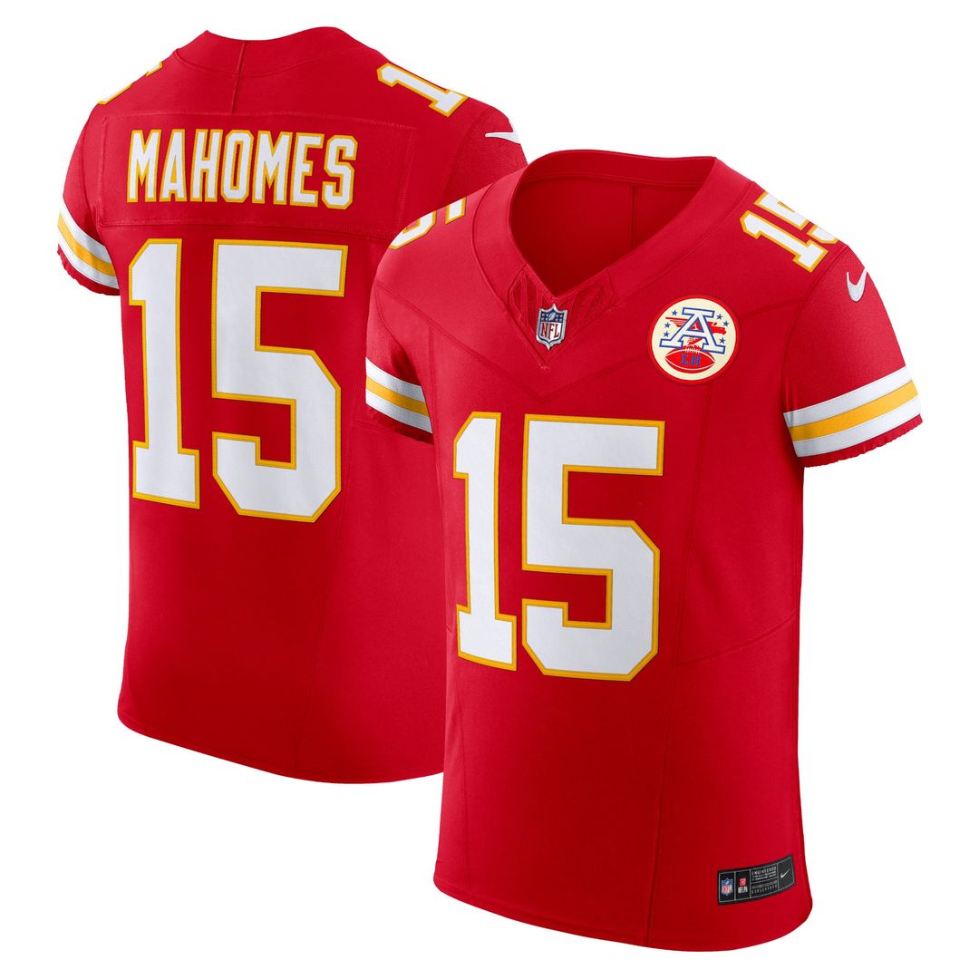 Patrick Mahomes Kansas City Chiefs Vapor F.U.S.E. Elite Jersey - Red