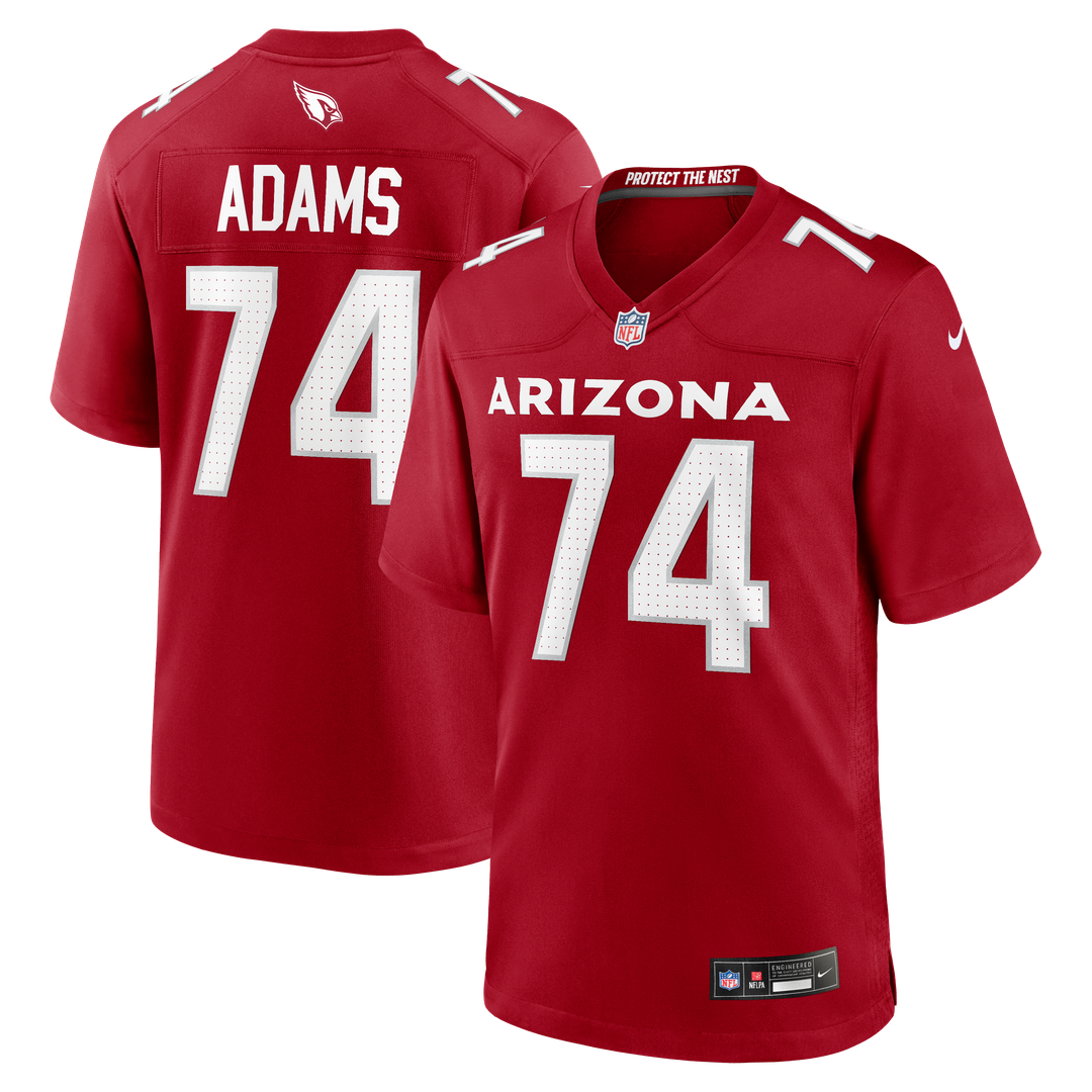 Isaiah Adams Arizona Cardinals Team Game Jersey - Cardinal
